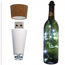 NEW (Set) Bottle String Light Stick & LED Rechargeable Wine Bottle Light 2 Pack 841932164756  142880842321